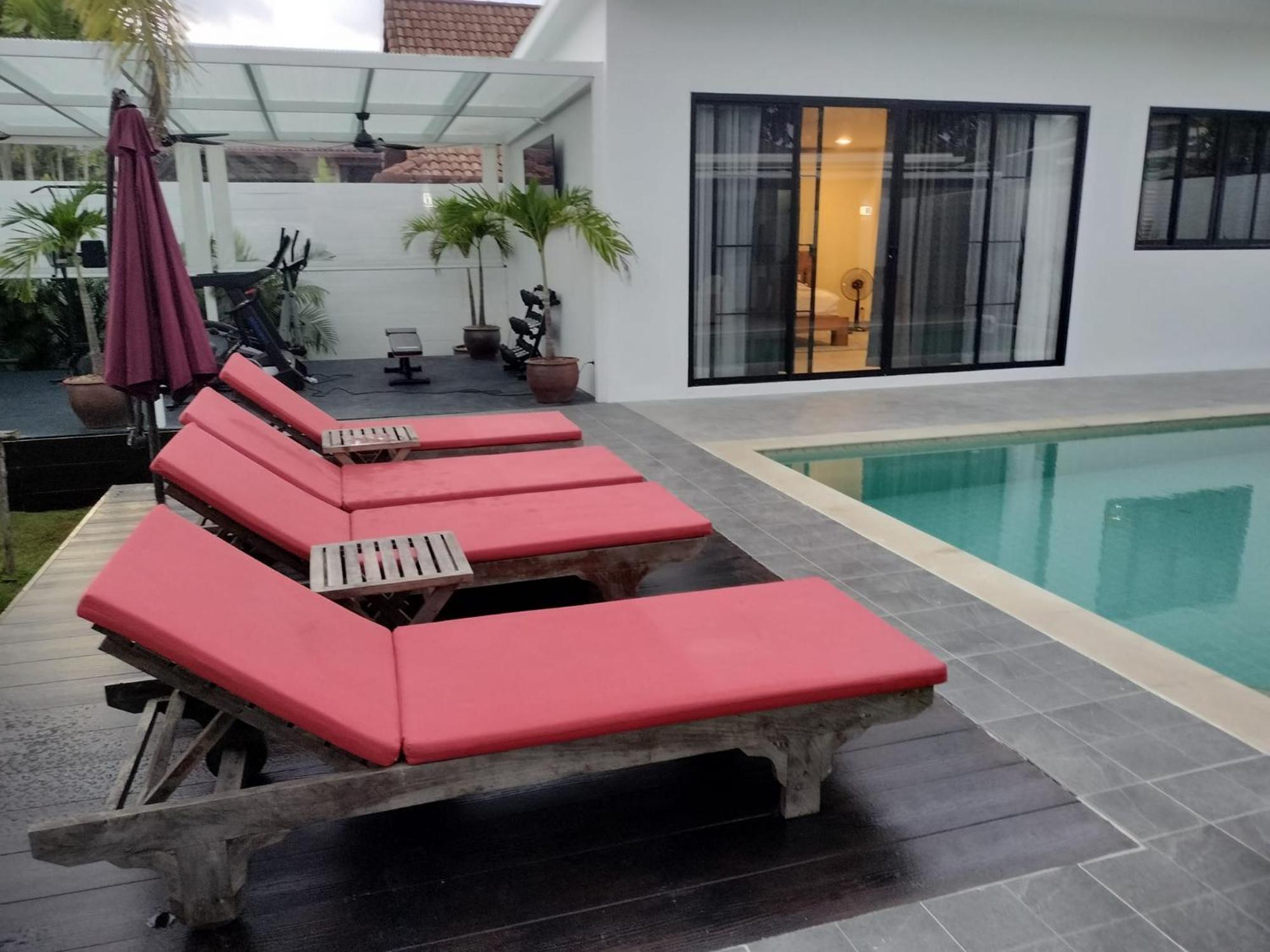 Beautiful Private 3 Bedroom Villa With Pool And Gym Rawai Exterior photo